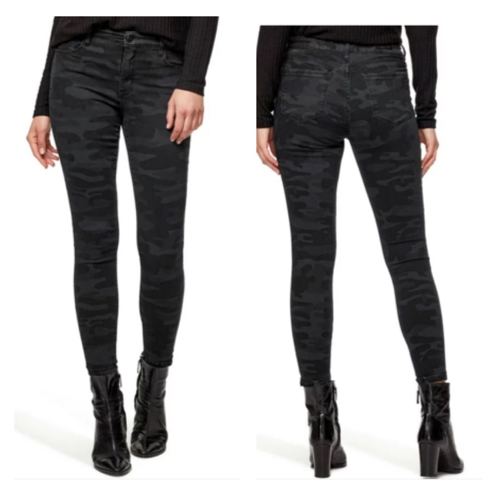 Social‎ Standard Sanctuary Mid-Rise Stretch Ankle Skinny Jean Sz 4 Black NEW